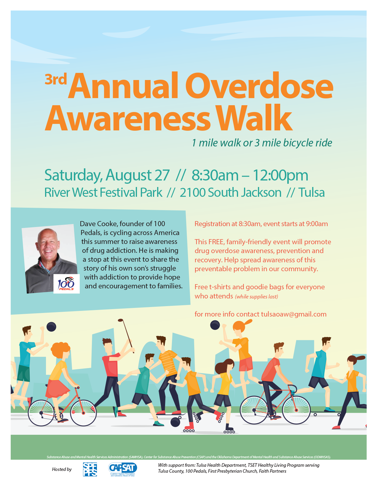 Third Annual Overdose Awareness Walk Tulsa Health Department